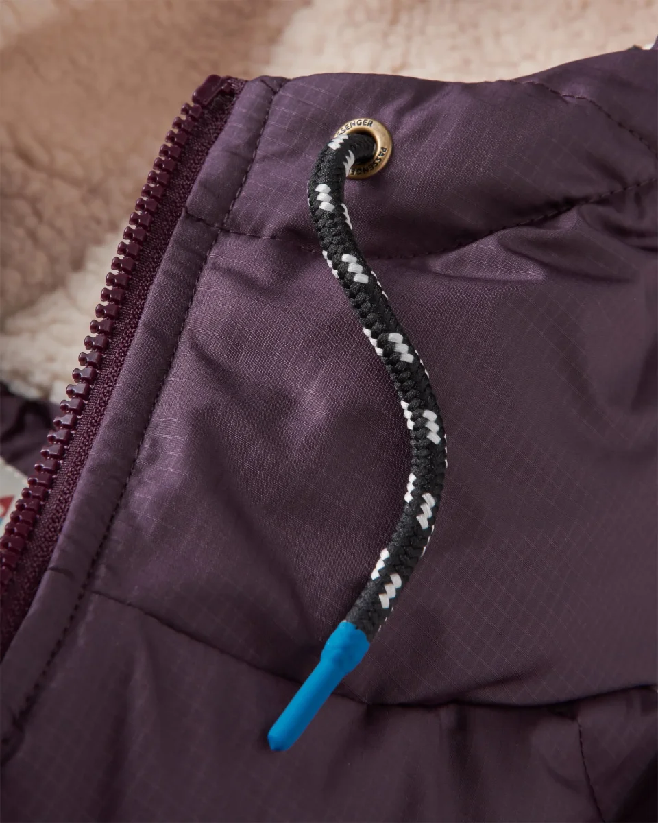 Veste recyclée Kinsey - prune profonde – Image 9