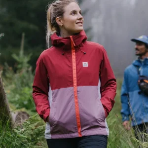 Veste Imperméable Recyclée Rainstorm - Forest Berry/Berry