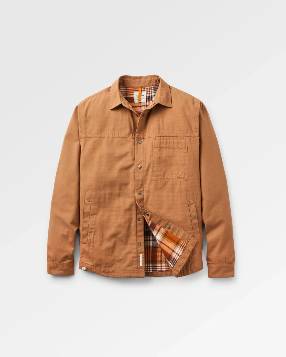 Surchemise doublée en flanelle Way - Toffee