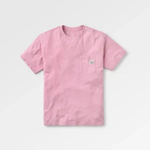 T-shirt bio coupe décontractée Héritage - Rose Haze