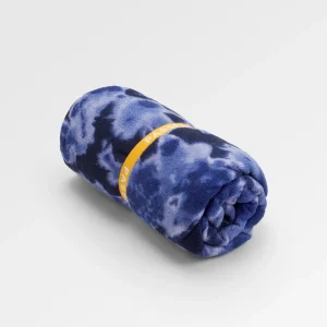 Serviette de voyage recyclée à séchage rapide - Tie Dye Dark Denim