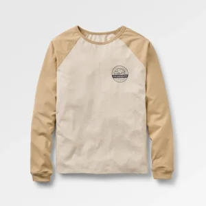 T-shirt raglan en coton bio Odyssey - Milky Marl