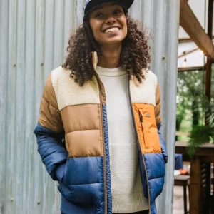 Veste à capuche Inspire - Denim foncé/Toffee