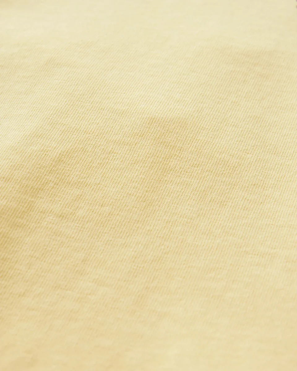 T-shirt en Coton Recyclé pour Femmes Dune - Jaune Soleil – Image 5