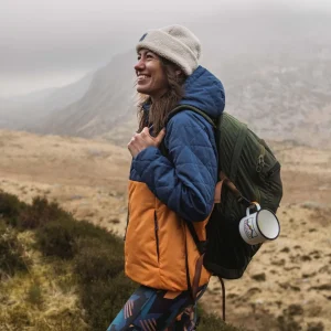 Veste Isolée Recyclée Singletrack Thermore® - Denim Foncé / Abricot