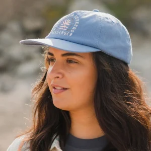 Casquette Basse en Coton Recyclé Seekers - Bleu Clair de Lune