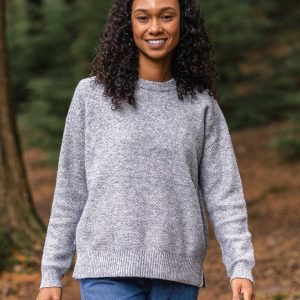 Pull Recyclé Tricoté Cove - Gris Chiné