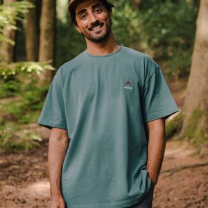 T-shirt Bio Décontracté Vita - Bleu Océan