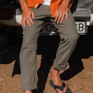 Chino Confort Horizon - Olive Poussiéreux