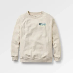 Sweatshirt en coton recyclé Patch - Milky Marl