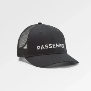 Casquette Trucker en coton bio Passenger - Noir