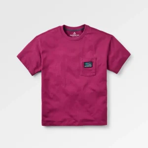 T-shirt coupe décontractée Roamer Patch - Warm Berry