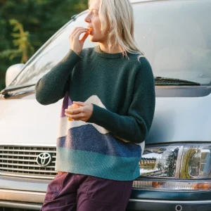 Pull en Maille Recyclé Vista - Fôret Tropicale