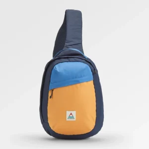 Sac Bandoulière Recyclé Boondocker 8L - Miel/Denim Foncé/Bleu Marine