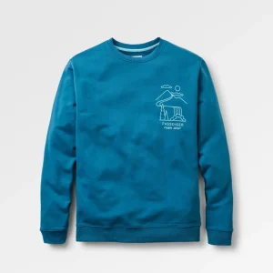 Sweat bio Slow Escape à enfiler - bleu Tidal