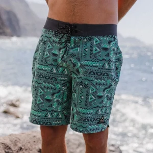 Boardshort Netplus® Recyclé 19" Cruiser - Elemental Geo Arctic