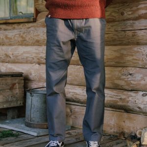 Pantalon en toile bio Aventurier - Charbon