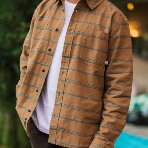 Chemise à rayures Backcountry - Jacquard Toffee