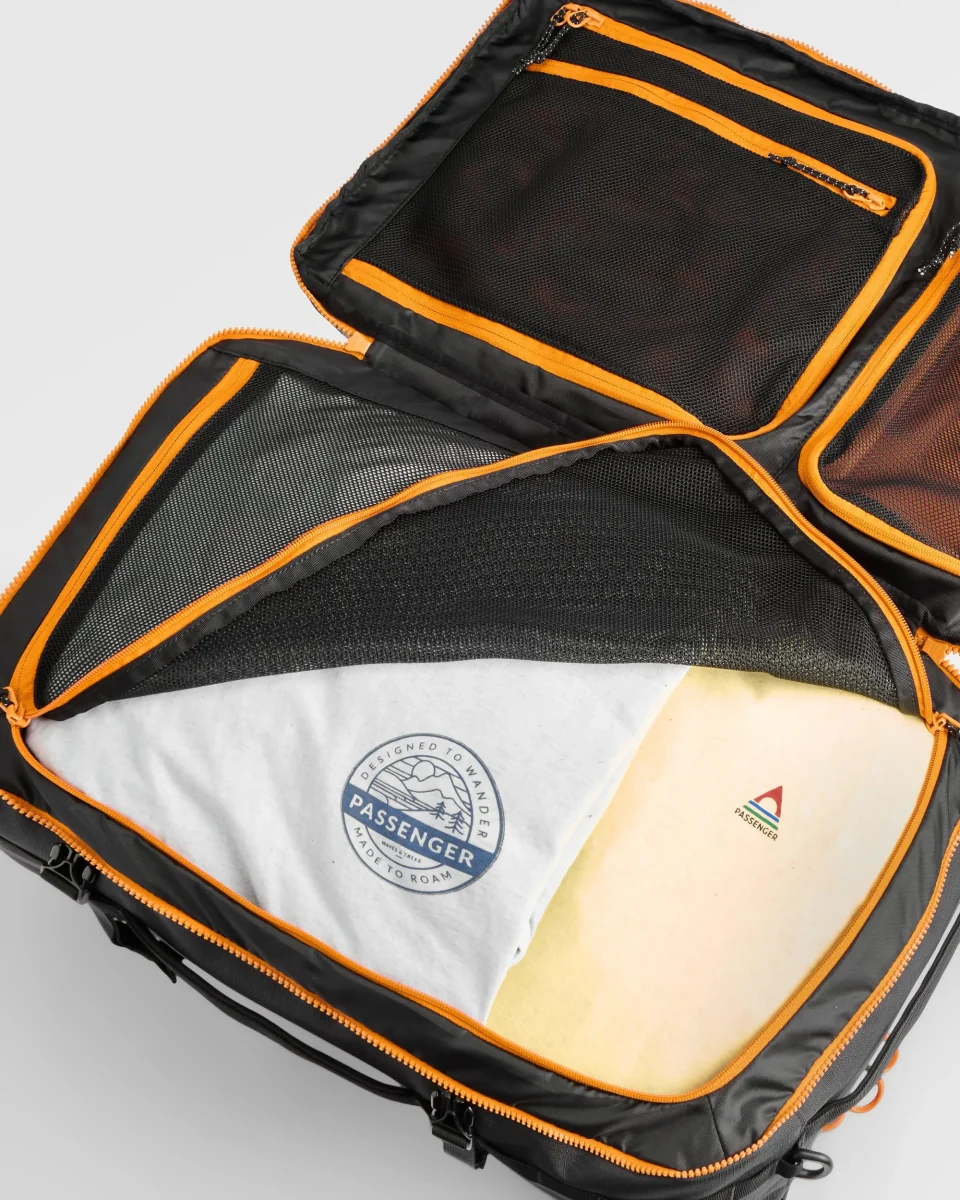 Sac à dos et sac de sport recyclé Atlas - Noir – Image 6