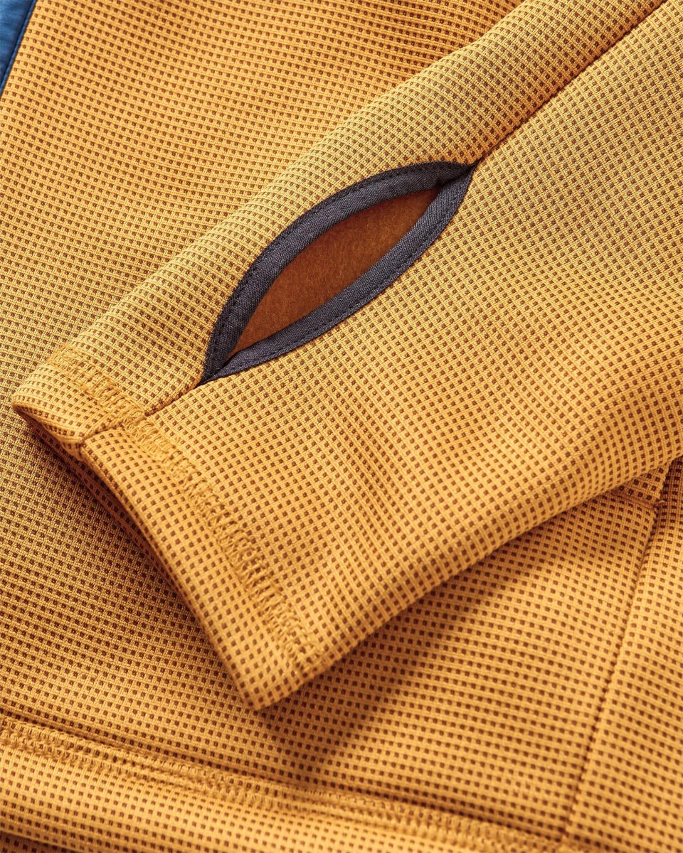 Polaire Recyclée à Capuche avec Fermeture Éclair Complète Verticale - Ocre Poussiéreux – Image 7