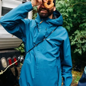 Veste Imperméable Recyclée Cinq Saisons - Bleu Tidal
