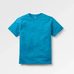 T-shirt Made to Roam en coton recyclé - Bluejay