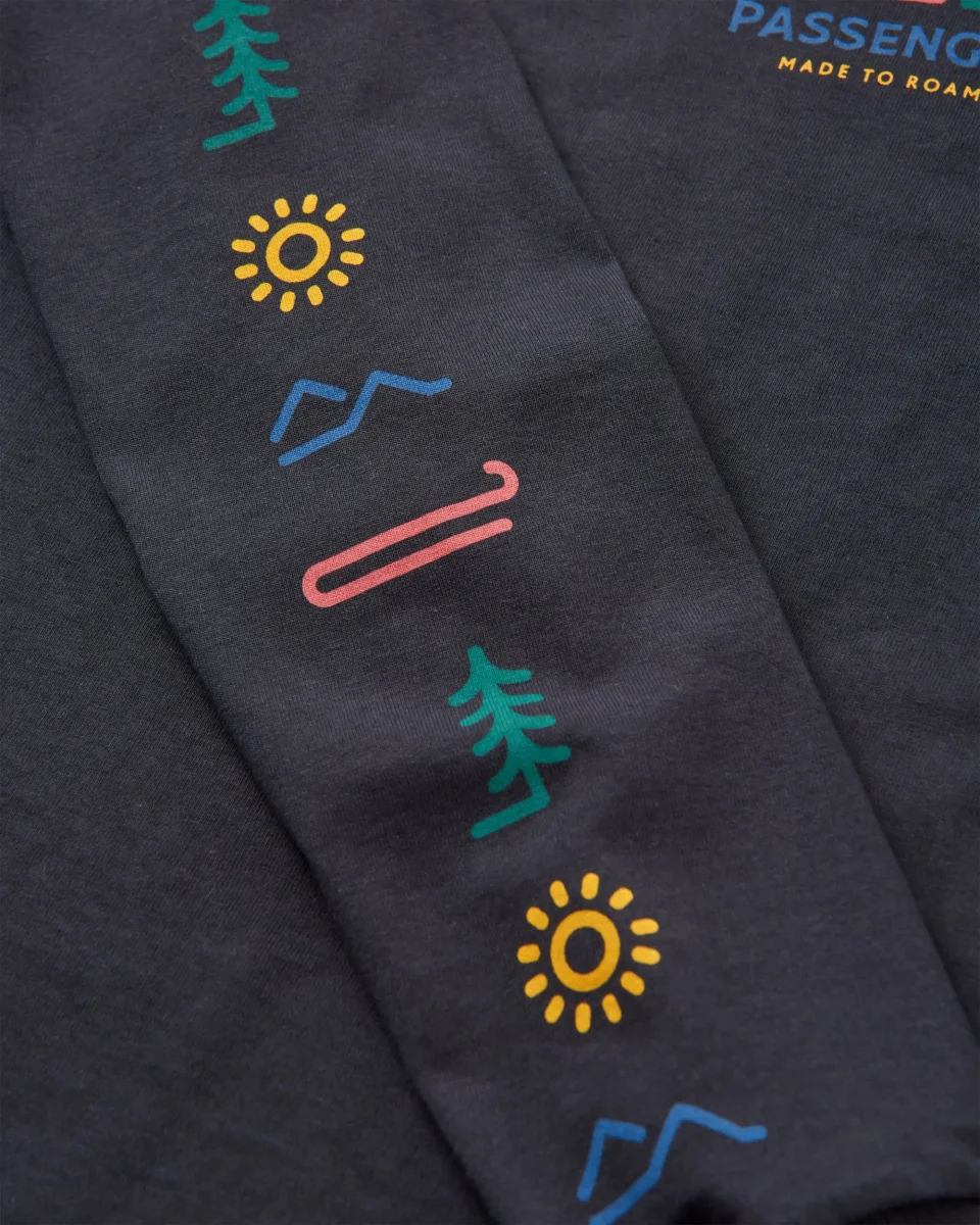 T-Shirt Manches Longues Recyclé Phoenix - Noir – Image 6