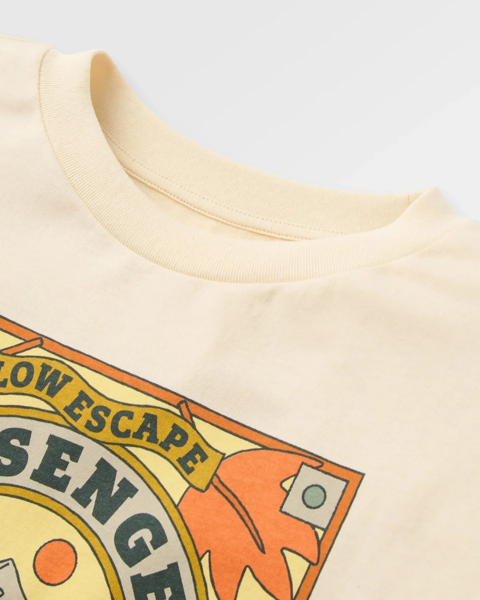 T-shirt manches longues en coton recyclé Rambling - Birch – Image 4