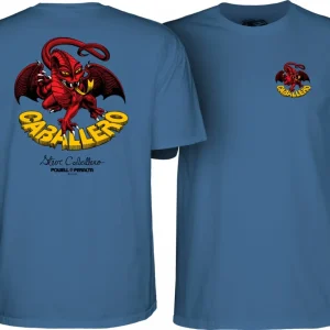 Powell Peralta Cab Dragon II T-shirt Slate Blue