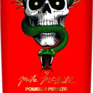 Powell Peralta Mike McGill 40th Anniversary Reissue Skateboard Deck McTwist Red w/Gold Foil - 10 x 30.125