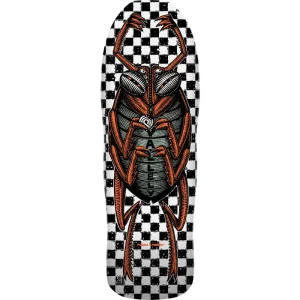 Powell Peralta Mike Vallely Bug Reissue Skateboard Deck White - 10 x 30.25