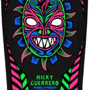 Powell Peralta Nicky Guerrero Mask Skateboard Deck Blacklight - 10 x 31.75