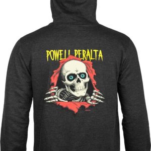 Powell Peralta Ripper Pullover Hooded Sweatshirt Charcoal