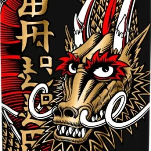 Powell Peralta Steve Caballero Ban This Dragon Reissue Skateboard Deck Gold Foil - 9.265 x 32