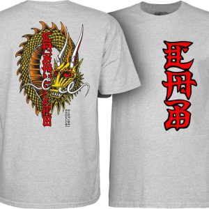 Powell Peralta Steve Caballero Ban This Dragon T-Shirt Athletic Heather