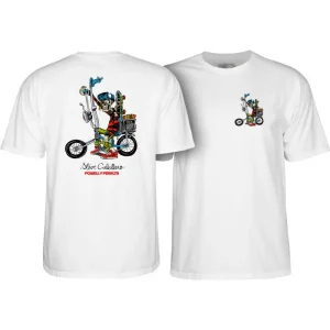 Powell Peralta Steve Caballero Chopper Bike T-Shirt White