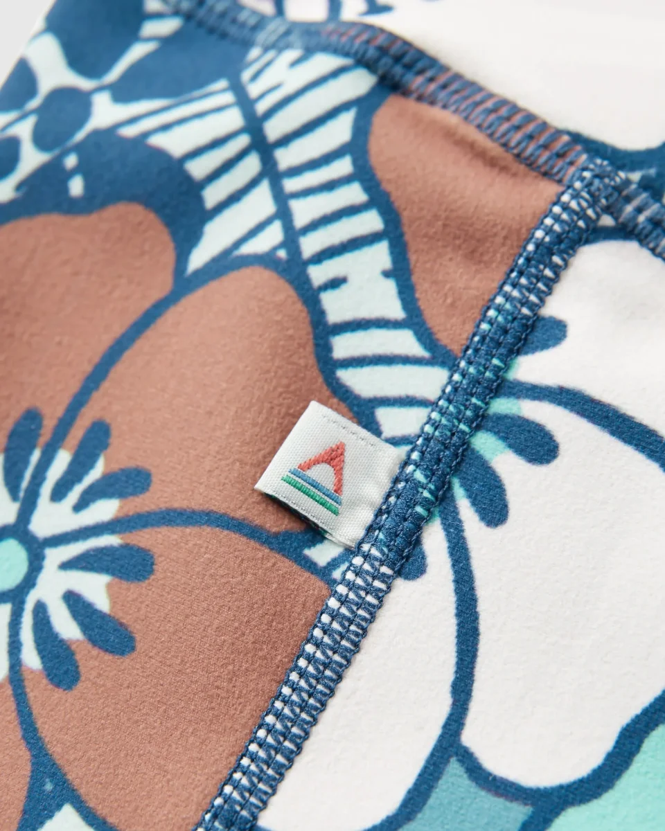 Short Actif Recyclé Mantra - Vintage Floral Aqua – Image 7