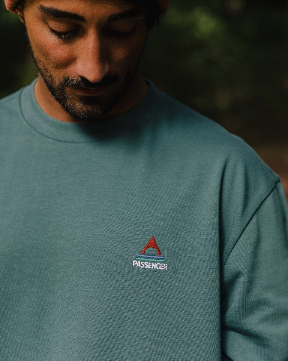 T-Shirt Bio à Manches Longues Coupe Décontractée Vita - Deep Ocean – Image 3