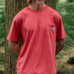 T-shirt coupe décontractée recyclé Heritage - Cardinal