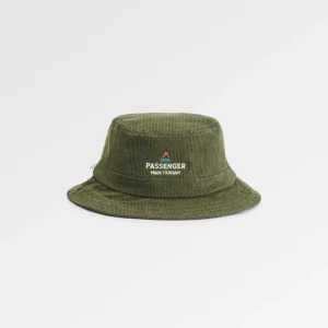 Chapeau Seau en Corde Recyclée de Forêt - Kaki