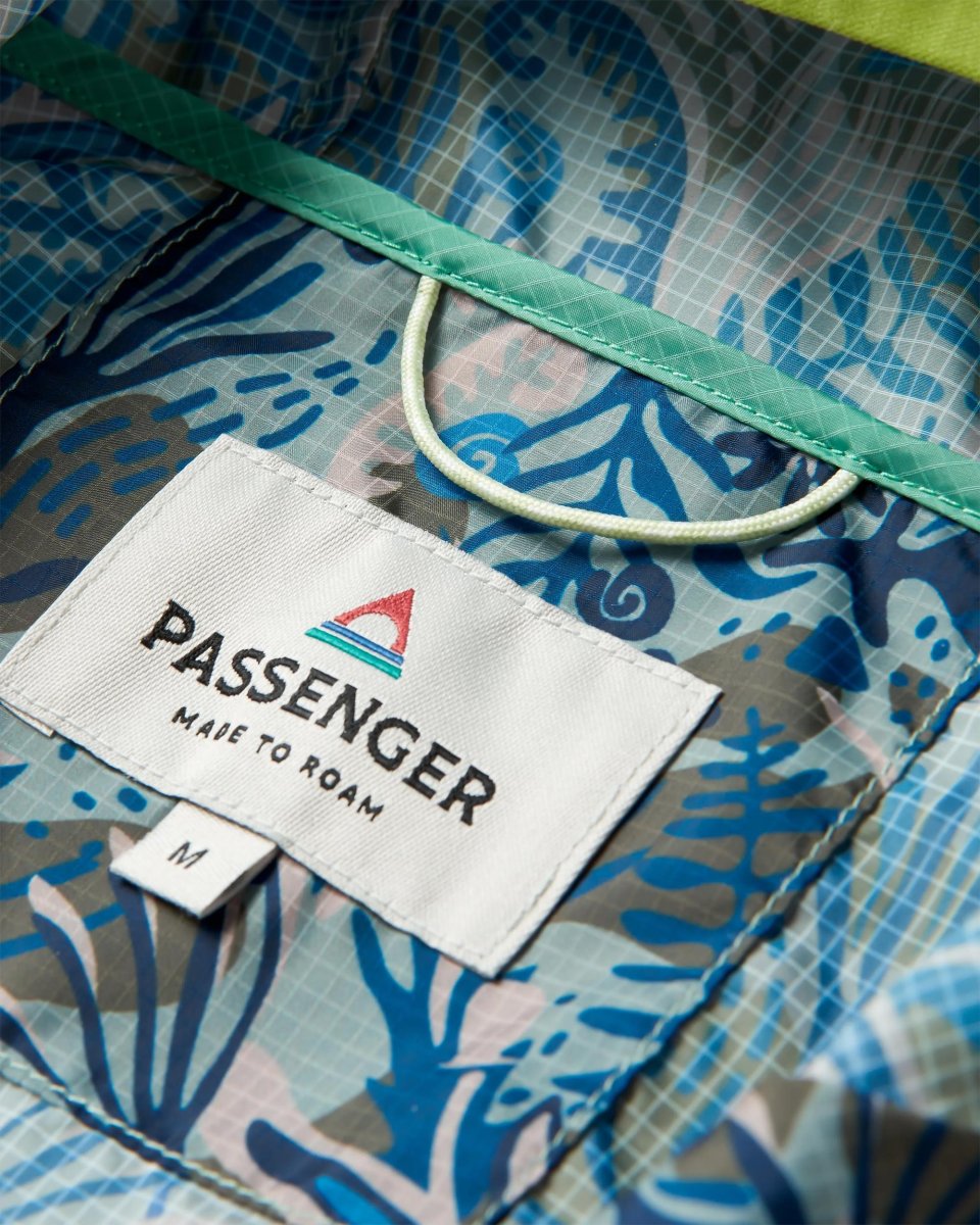 Anorak Coupe-vent Recyclé Gusto - Abstract Seaweed Pistachio – Image 4