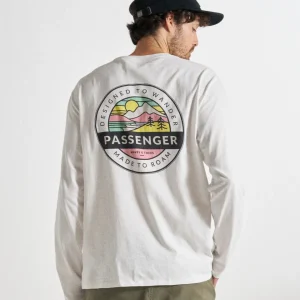 T-shirt à manches longues en coton bio Odyssey - blanc