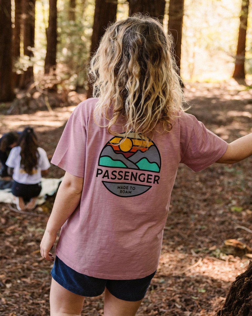 T-shirt en Coton Recyclé Laidback - Brouillard Rose – Image 2