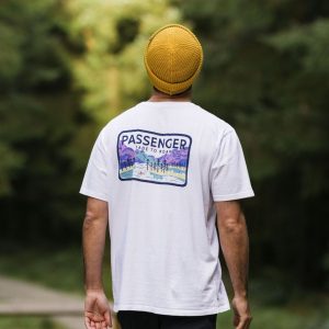 T-shirt en coton recyclé Love The Wild - Blanc