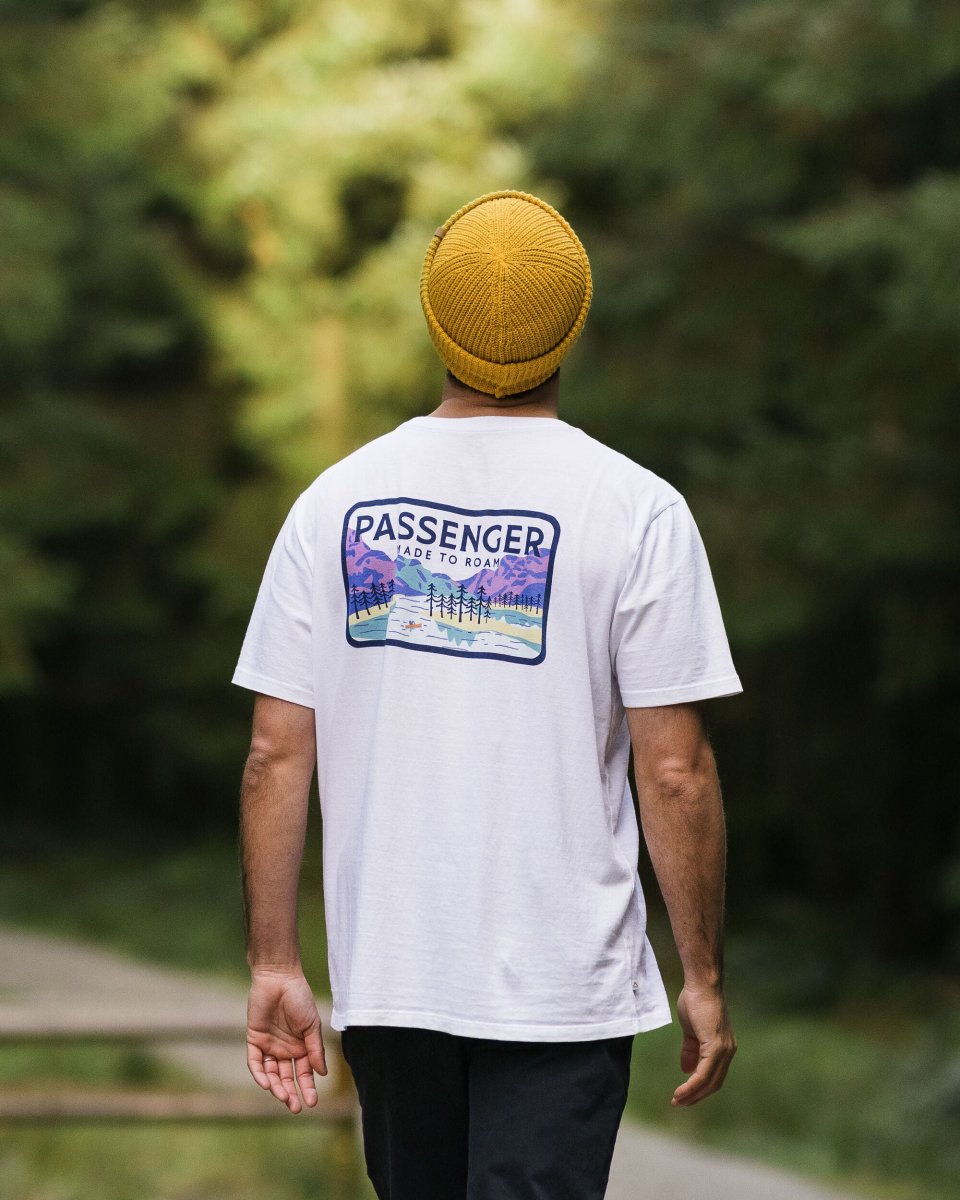 T-shirt en coton recyclé Love The Wild - Blanc