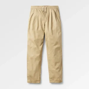 Pantalon à taille élastiquée Compass - Biscuit