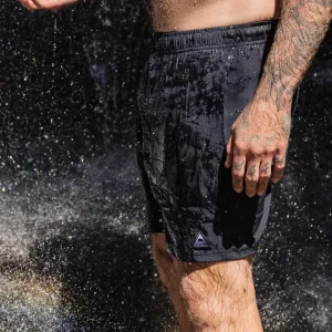 Short de bain polyvalent recyclé Porto - Noir