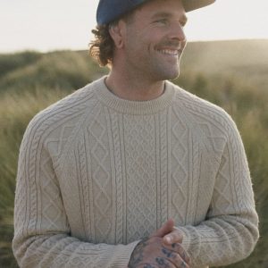 Pull en Maille Torsadée Sandbar - Pierre