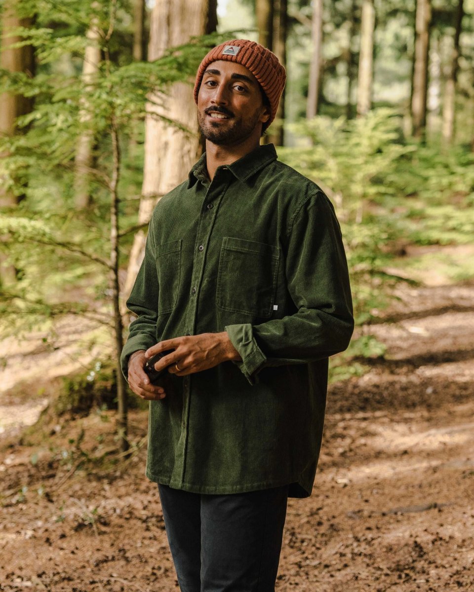 Chemise en Coton Côtelé Backcountry - Vert Sapin – Image 3