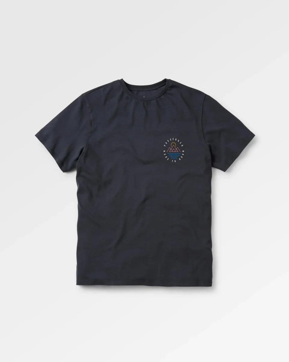 T-shirt en Coton Recyclé Escapism - Noir – Image 2